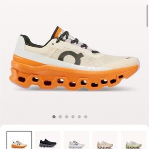 ON Running Shoes - White and Orange